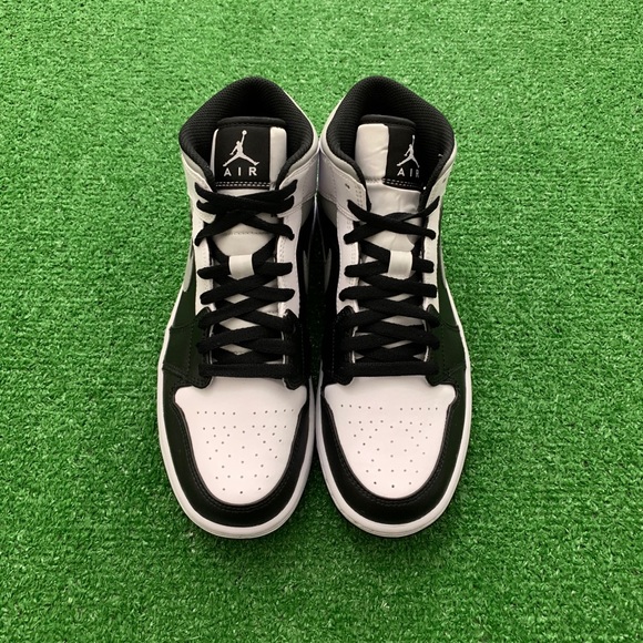 -Edm- 🐼*NEW* Air Jordan 1 Mid “White Shadow” (Sz 10) - Picture 3 of 10